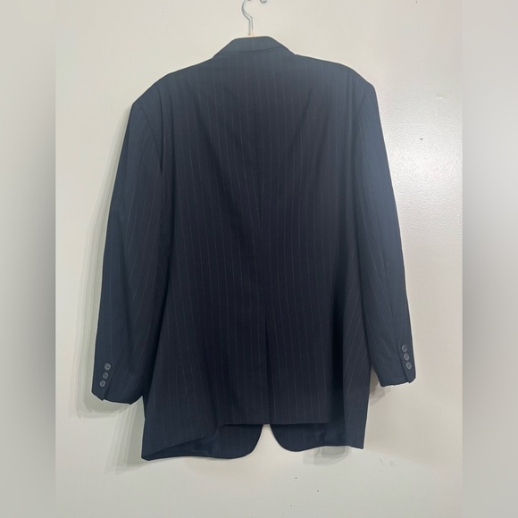 Brooks Brothers Wool Navy Blue gray Pinstripe Blazer Sportcoat Suit Jacket
45R - Picture 4 of 8